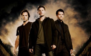 Supernatural, the Trio Supernatural's Trio: Sam, Dean, and Castiel.