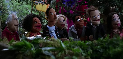 The Greendale gang become wee puppet people in "Intro to Felt Surrogacy."