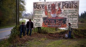 Where Kevin hid the demon tablet. Right under the devil's nose.
