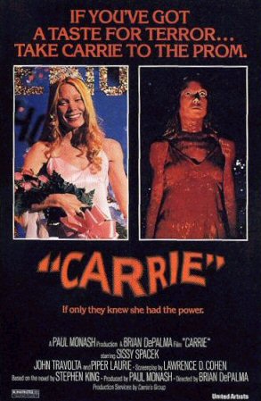 carrie 1976 poster