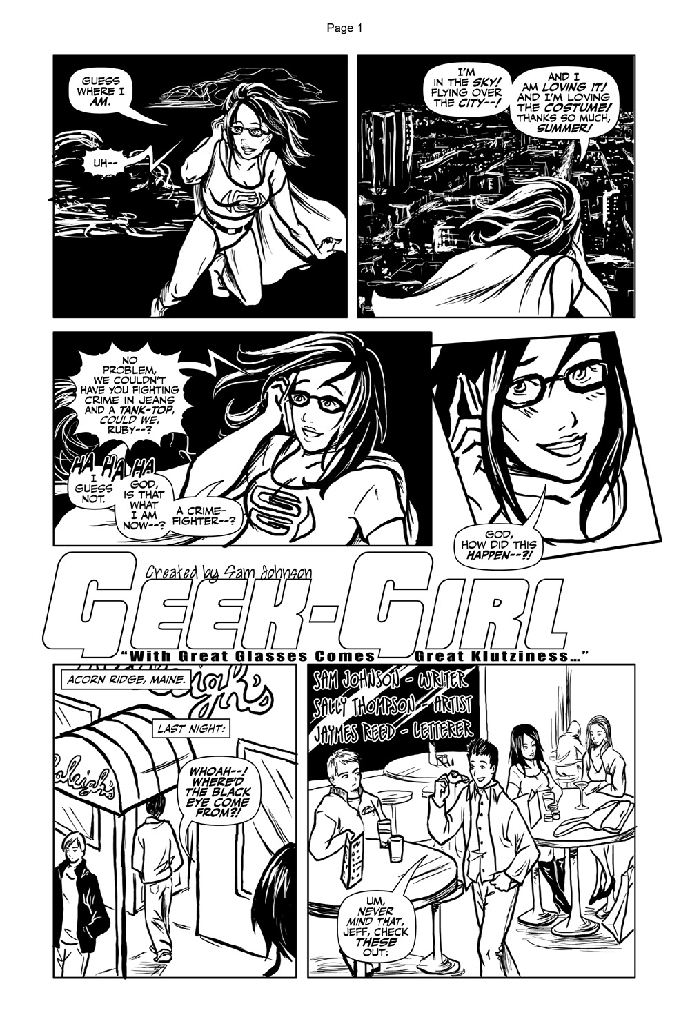 Page from Geek-Girl#0.