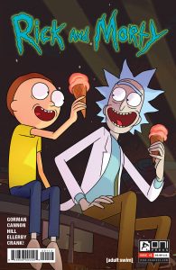 Rick and Morty #1 Third Printing Cover by Maximus Julius Pauson, Rick and Morty series Character Designer