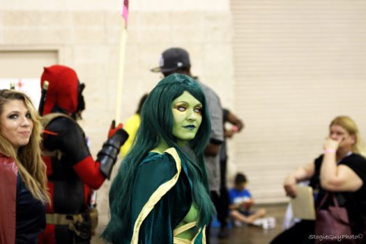 You can never go wrong with Classic Gamora. I believe she was promoting a Charity with Deadpool and Supergirl. (Photo Credit: Stogie Guy Photo©)
