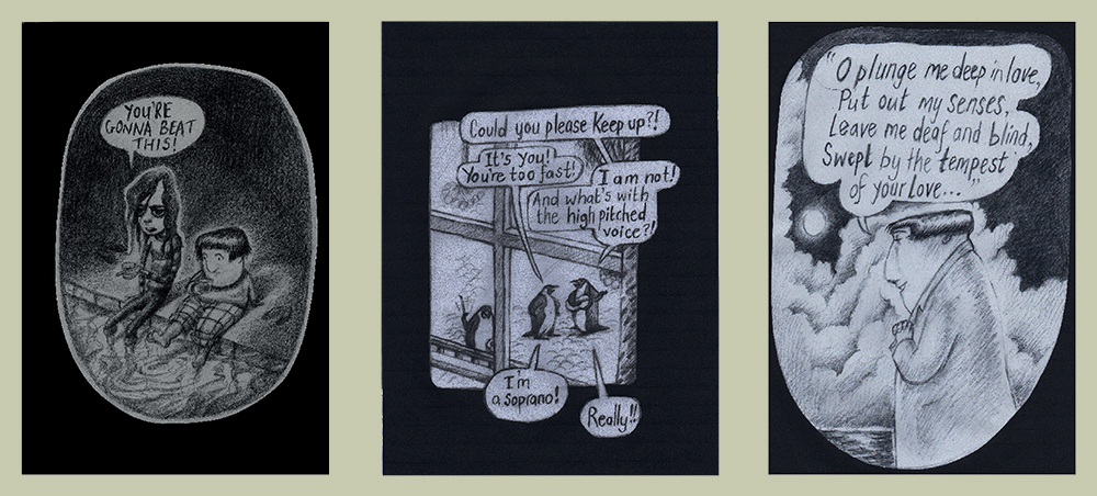 Rachael Ball - Panels from 'The Inflatable Woman'