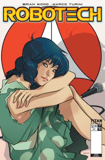 Robotech Issue 1 Cover G Karl Kerschl Minmei