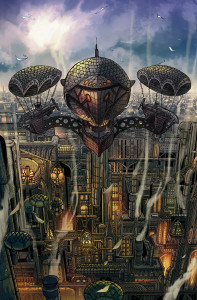 Lantern City #1 Jackpot Variant Cover by Carlos Magno