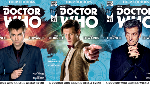 Titan Previews All Covers to Four Doctors Event; War Doctor Revealed