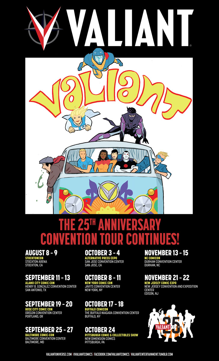 Valiant 25th Anniversary Convention Tour