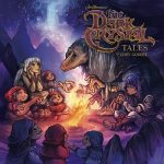 Cover of The Dark Crystal Tales: various characters from the movie gather around a campfire listening to a story
