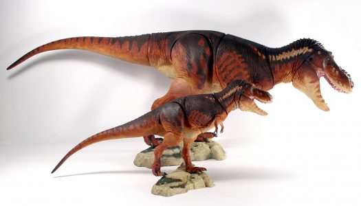 Kickstarter models inspired by Dino Riders and Walking with Dinosaurs